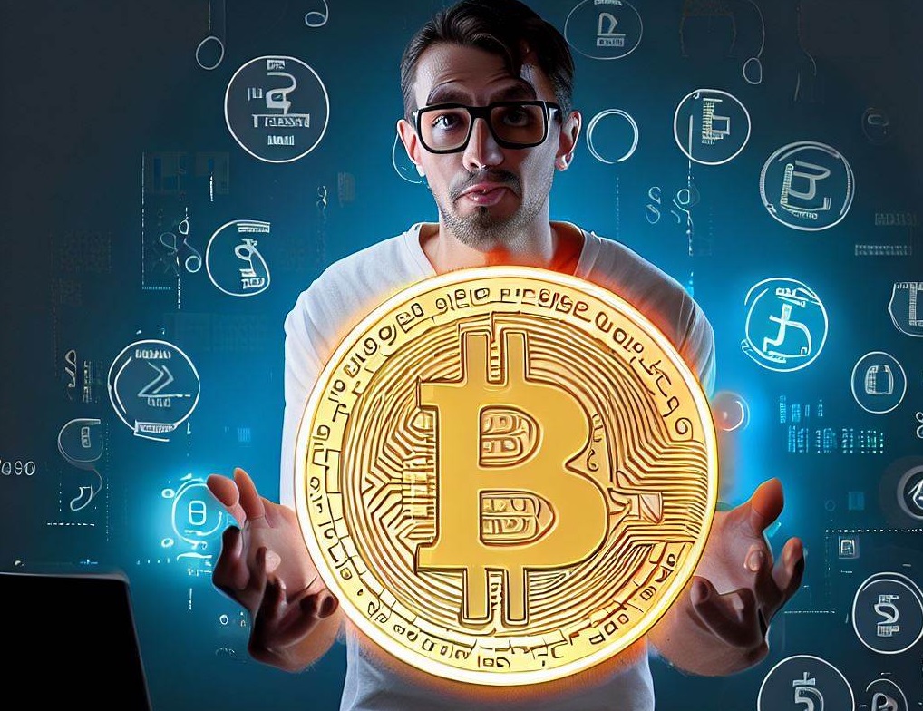 TetherUsdtCryptocurrencyPhysicalCoinPlacedOnLaptopKeyboardAnd
